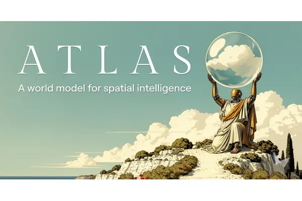 Atlas: How one model turns images into controllable 3D worlds cover